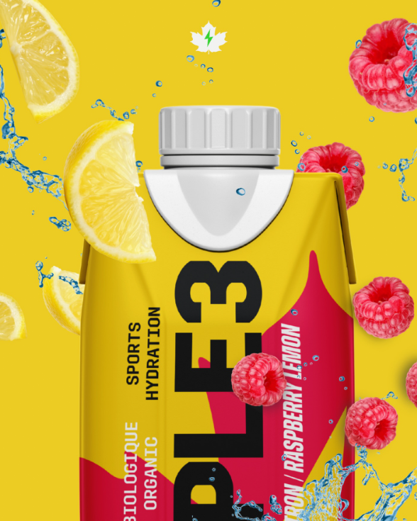 Maple3 Raspberry Lemon Maple Water Sports Drink