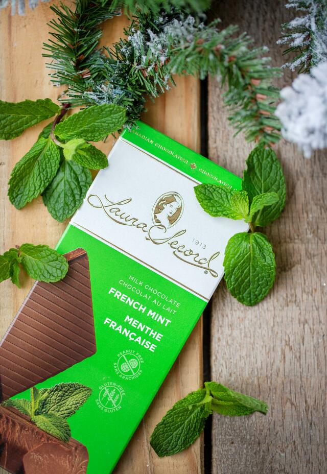 LauraSecord French Mint Chocolate Bar