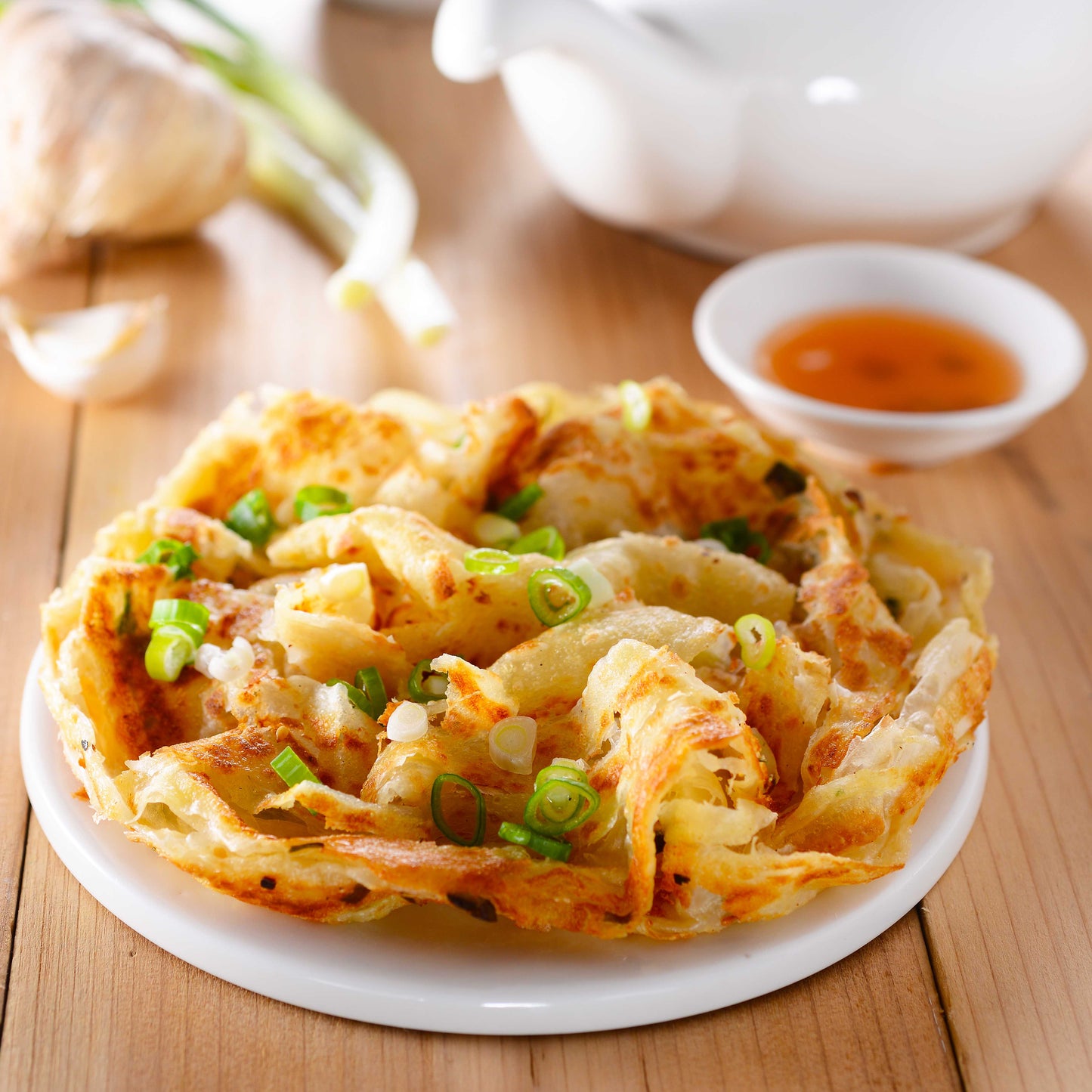 Fluffy Green Onion Waffle (10)