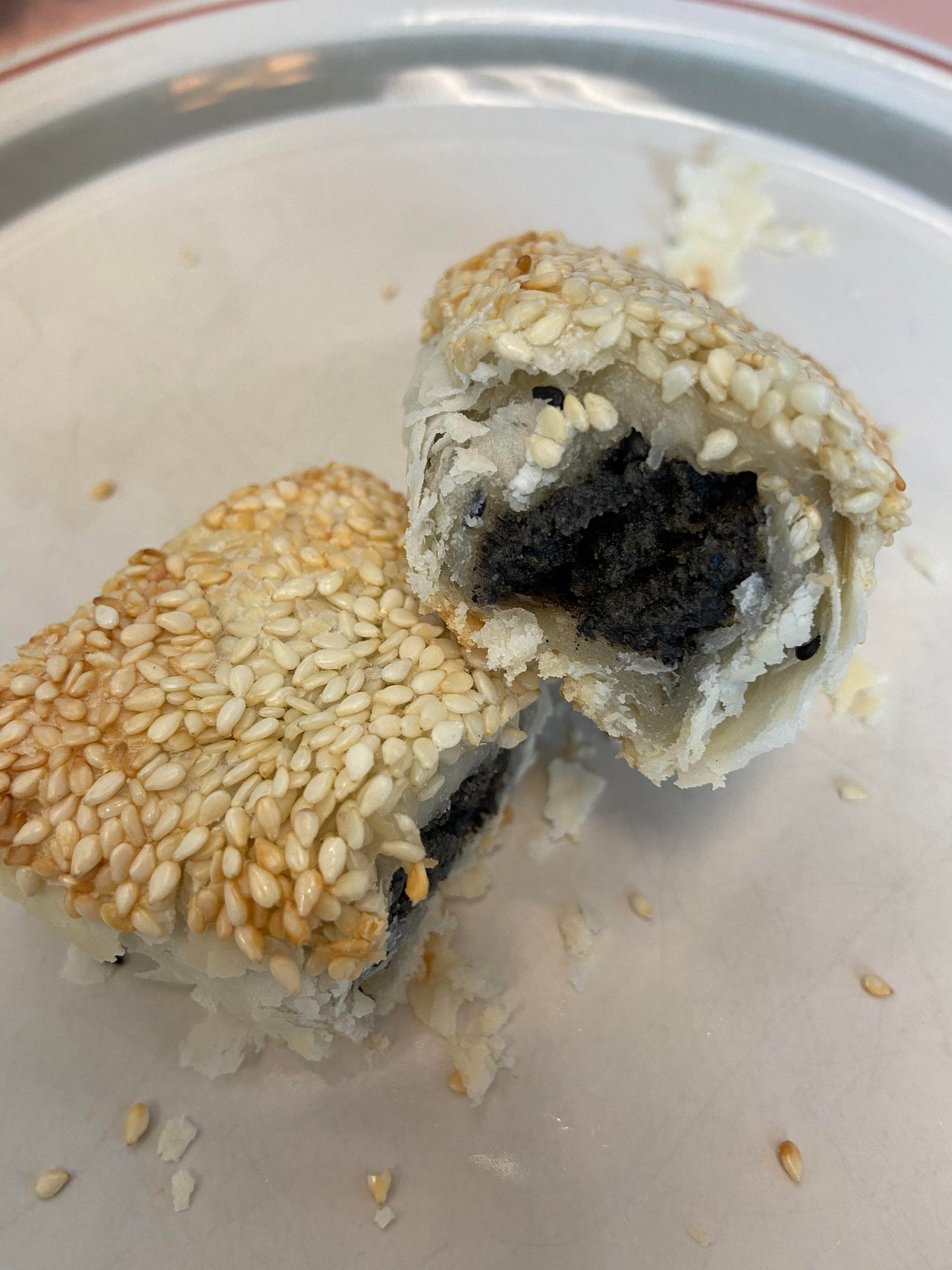Sesame Filled Baked Pastry (Shaobing)