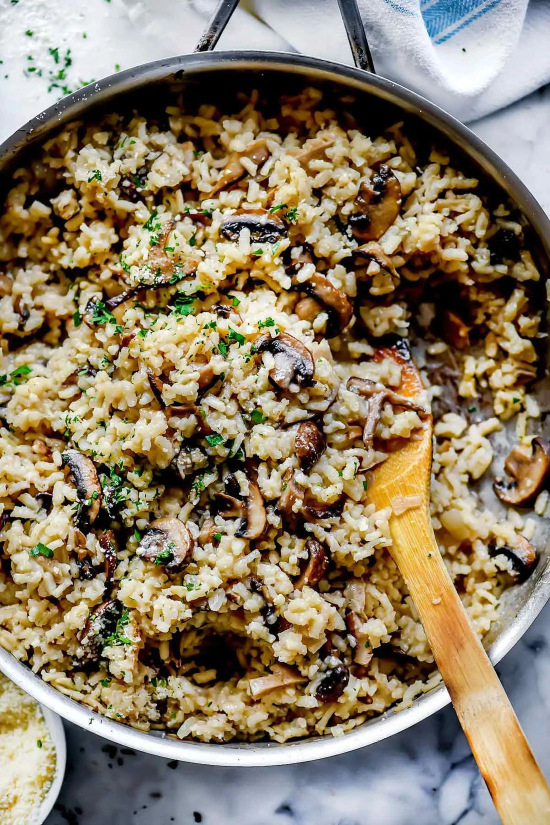 Taiwanese Mushroom Seaweed Risotto