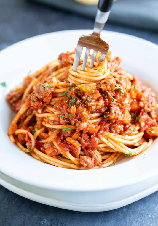 Classic Italian Bolognese Pasta