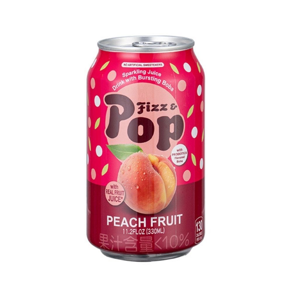 NuLife POP Sparkling Juice Drink (Peach Fruit)