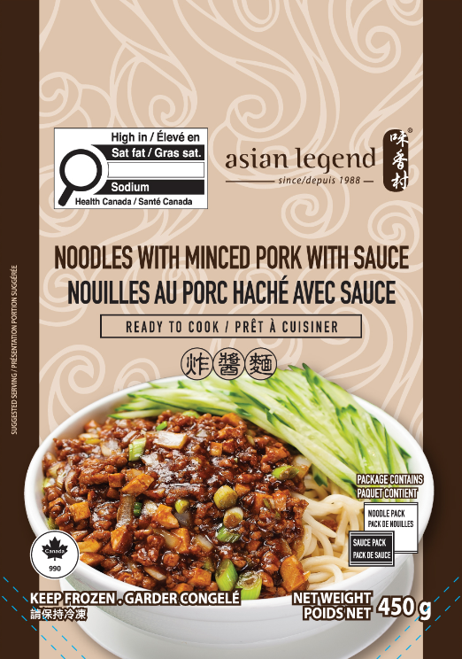 AL Noodles & Minced Pork with Sauce