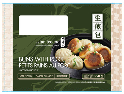 AsianLegend Buns with Pork 550g*15 - Canada Volumes Wholesale