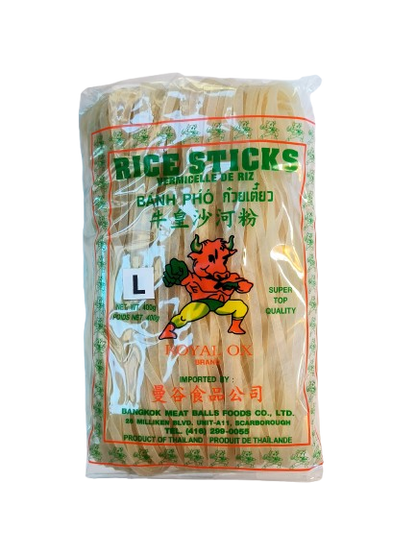 Bangkok Meat Balls Royal Ox Rice Sticks L (5mm)  - Fast delivery in Greater Vancouver by Canada Volumes