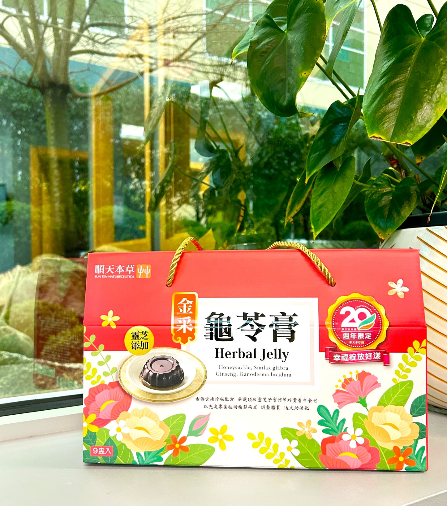 SunTen Reishi Herbal Jelly Gift Box 順天本草 金采龜苓膏禮盒