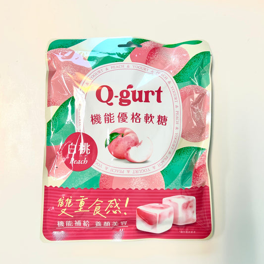 Q-gurt 機能優格軟糖(白桃)