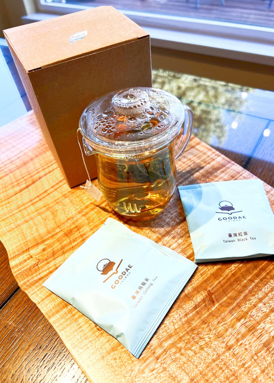 James Bun Tea Glass Giftset 玻璃同心杯茶葉禮盒組
