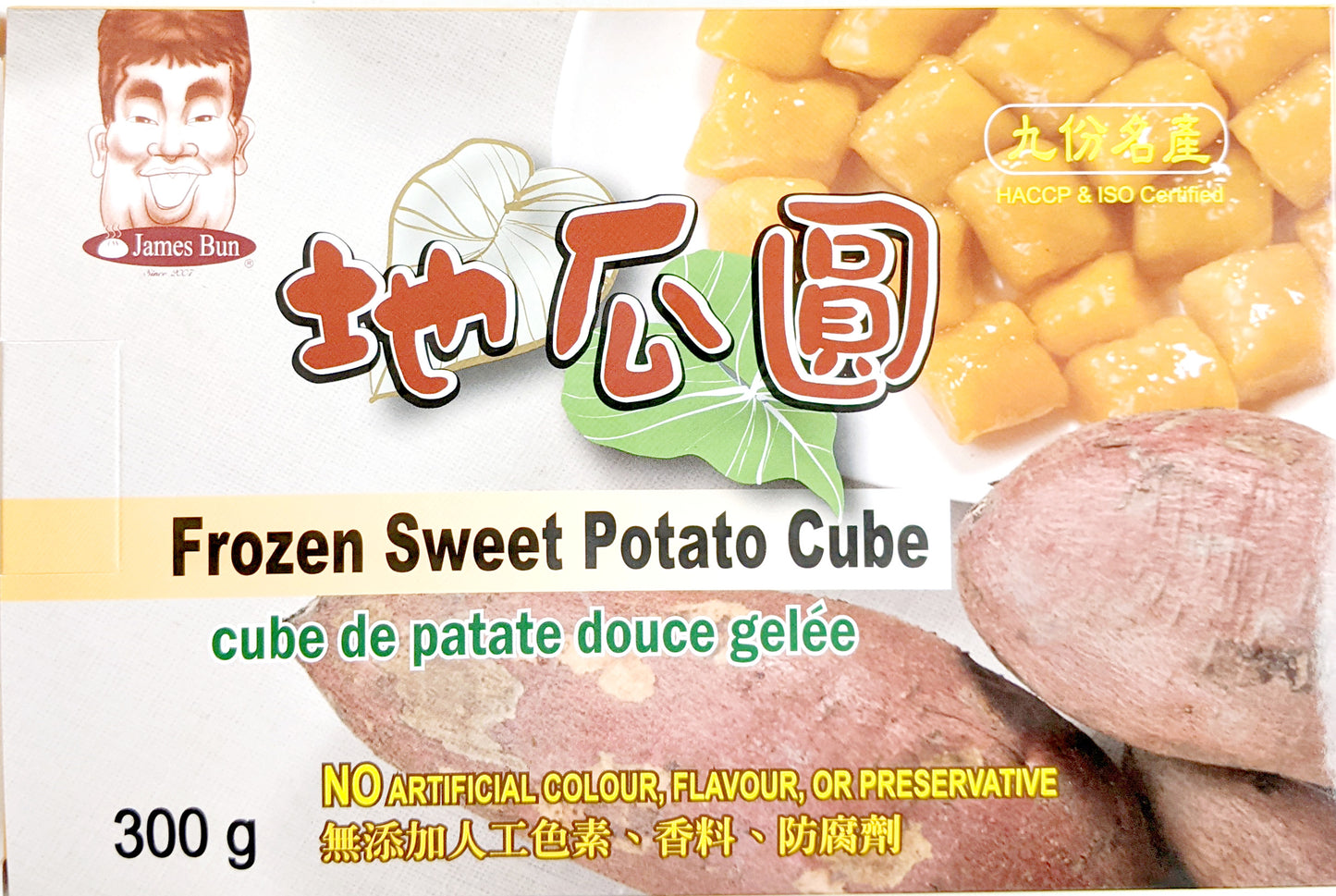 James Bun Frozen Cubed Sweet Potato 地瓜圓